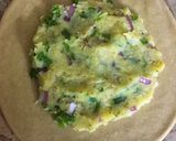 A picture of step 3 of Aloo Ke Parathey.