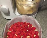 A picture of step 4 of Raspberry Bakewell Cake.