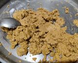 A picture of step 3 of Besan ladoo.