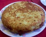 Foto del paso 11 de la receta: Tortilla de papas rellena con queso y jamón
