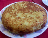 Foto del paso 11 de la receta: Tortilla de papas rellena con queso y jamón