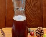 Hình bước làm 3 của món Trà kombucha mix siro dâu tằm