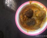 A picture of step 4 of Palak kofta curry.