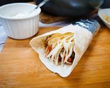 Chili con lencsével töltött burrito recept fázis 9 fotója