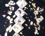 A picture of step 12 of Thandai chocolate.