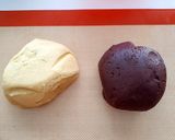 Une image de l'étape 2 de Biscuits vanille cacao.