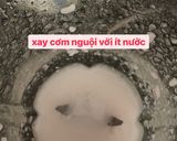 Hình bước làm 1 của món Bánh cuốn bằng chảo
