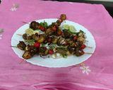 A picture of step 3 of Grilled baby potatoes and tomatoes with green chattny.