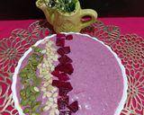A picture of step 3 of Dragon Fruit Oats Smoothie Bowl – no sugar & Healthy.