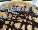 A picture of step 4 of simple pancakes .