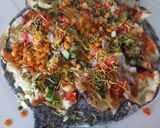 A picture of step 4 of Khichiya masala papad.