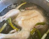 Foto langkah ke 1 dari resep Hainanese Chicken rice / nasi ayam hainan.