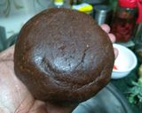 A picture of step 2 of Chocolate Coconut Swiss Roll.