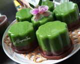 Foto langkah ke 3 dari resep Puding Lumut Coklat Duo.
