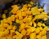 A picture of step 2 of Golden Beets with Grape Leaves.