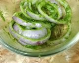 A picture of step 3 of Laccha Pyaaz Salad.