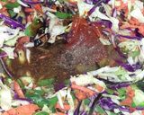 A picture of step 5 of Veg Manchurian fried Rice.