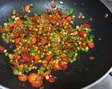 A picture of step 1 of Melt-in-your-mouth Spicy Veggie Pasta.