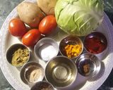 गोभी की सब्ज़ी (gobi ki sabzi recipe in Hindi) रेसिपी चरण 1 फोटो