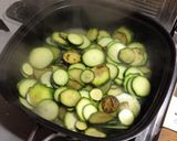 A picture of step 2 of Zucchini Flan with Fresh Basil.