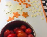 Foto del paso 2 de la receta: Ensalada navideña con vegetales en forma de arbolito!