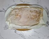 Foto del passaggio 5 della ricetta Salmone in cartoccio con Zucca Butternut, porro e timo