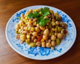 A picture of step 2 of Healthy High Protein Chickpeas Salad.
