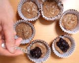 A picture of step 6 of Dairy-Free! Chocolate Berry Muffin.