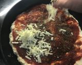 A picture of step 5 of Cheats Deep Pan Pizza.