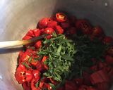 Une image de l'étape 10 de Sauces aux piments antillais à la citronnelle,sarriette,oignons,ail et persil.