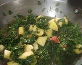 A picture of step 5 of Aalu methi.
