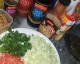 A picture of step 4 of Peri Peri noodles.