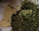 A picture of step 3 of Matcha Mochi Moon Cake.