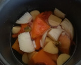 Foto del paso 2 de la receta: Puré de calabaza con dados de jamón