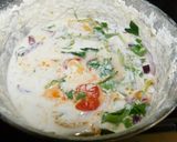 A picture of step 3 of A Healthy veggie rich Uthappam.