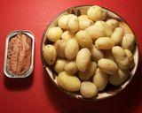 Foto del paso 3 de la receta Ensalada de patatas con pulpo y atún rojo