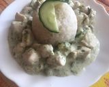 Tejszínes borsós, brokkolis csirke recept fázis 3 fotója