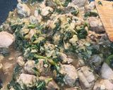 Foto del paso 3 de la receta Tacos de pavo con acelgas y salsa de soja 🍛