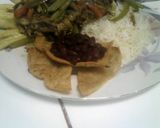Foto del paso 7 de la receta: Pollo frito acompañado