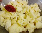 A picture of step 2 of Falahari Potato Sabji.