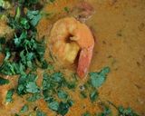 A picture of step 9 of Prawn Zafrani.