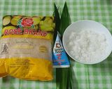 Foto langkah ke 1 dari resep Cenil Singkong Bunga Telang (Buah dan Sayur).