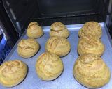 Foto langkah ke 6 dari resep Soes Lembut Vanilla dan Coklat.