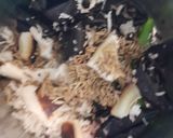 A picture of step 3 of Kokam chutney.