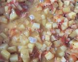 A picture of step 4 of Burrito with Potato and Egg Stew.