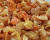 Foto del paso 5 de la receta: Tortilla de boniato, patata y cebolla