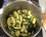 15 minute Zucchini / courgette pasta recipe step 2 photo
