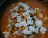 A picture of step 11 of Mixed vegetable curry.