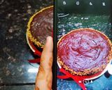 A picture of step 5 of Eggless Chocolate Cake with Nutella.