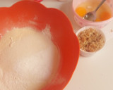 A picture of step 1 of Basbousa (semovita cake).